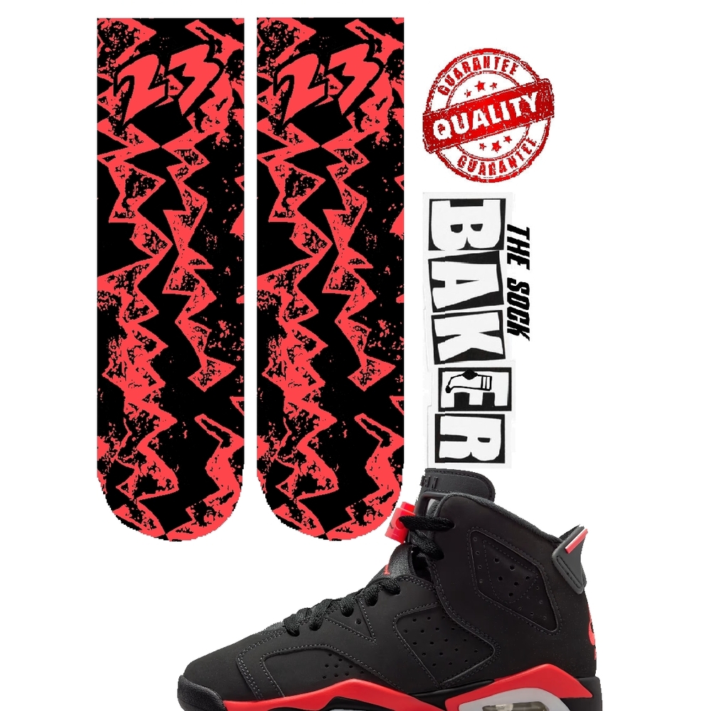 Infrared 6s/salesman Socks To Match